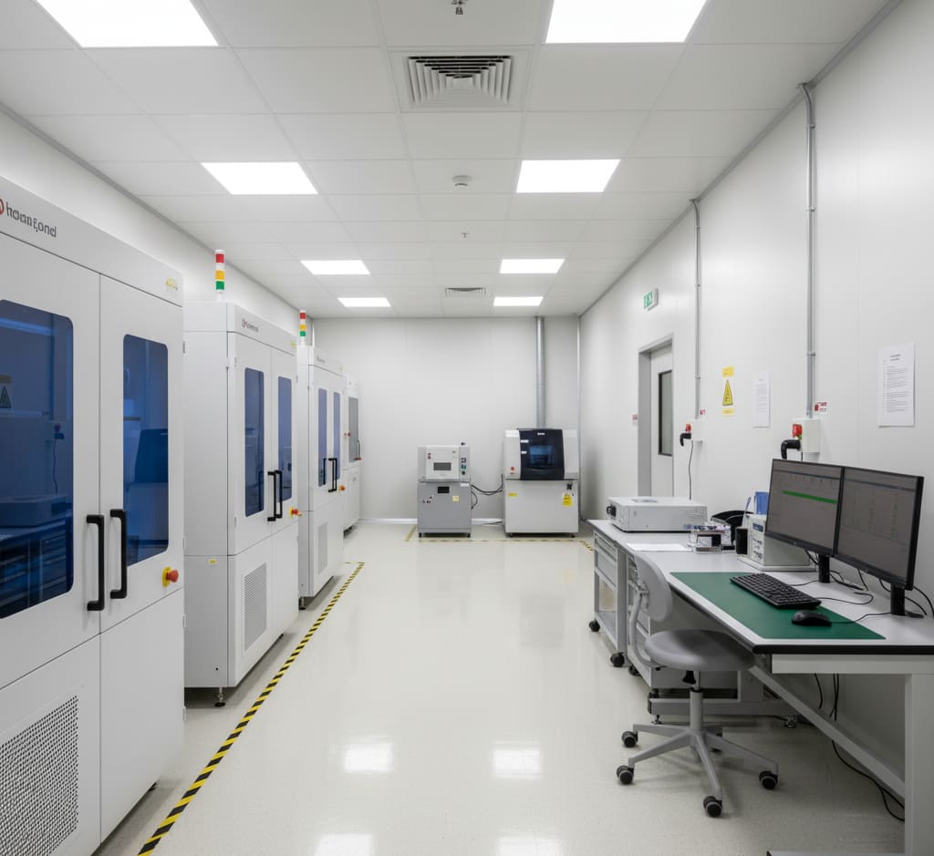 Aerospace electronics quality inspection and testing laboratory