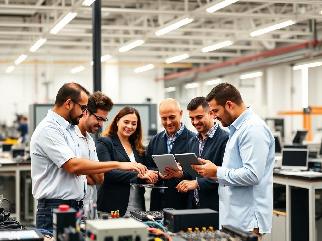 i-Tech e-Services team collaboration and manufacturing culture