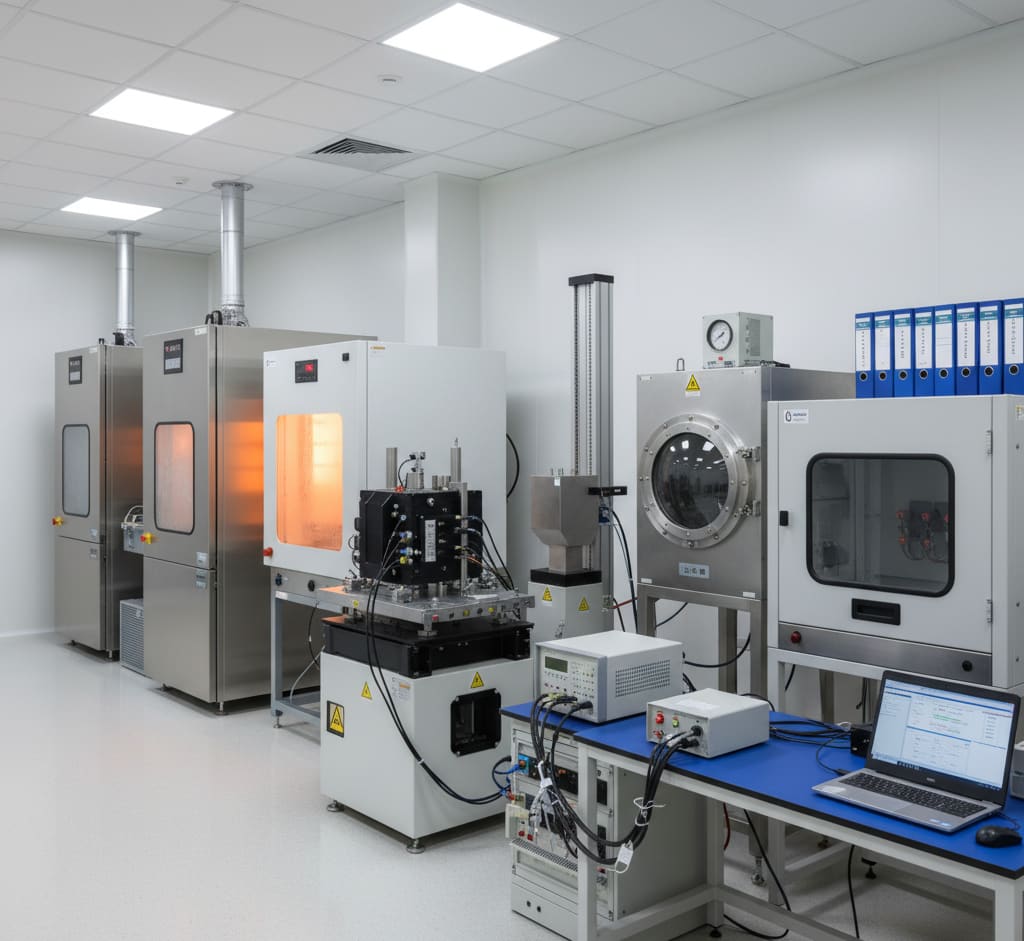 Industrial electronics certification testing laboratory