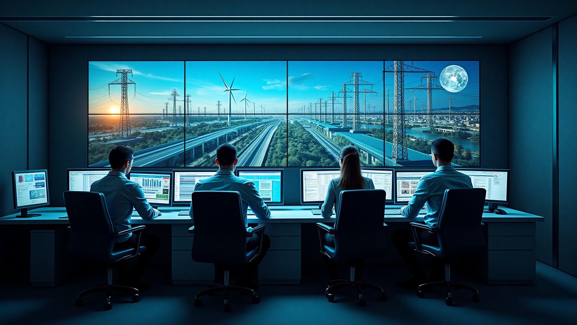 Energy utility control center electronics manufacturing