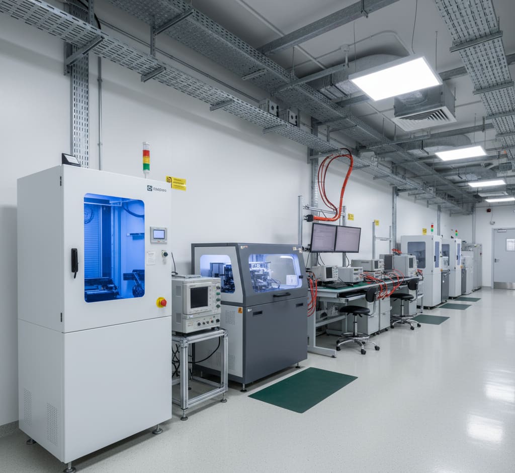 Energy electronics inspection and testing facility