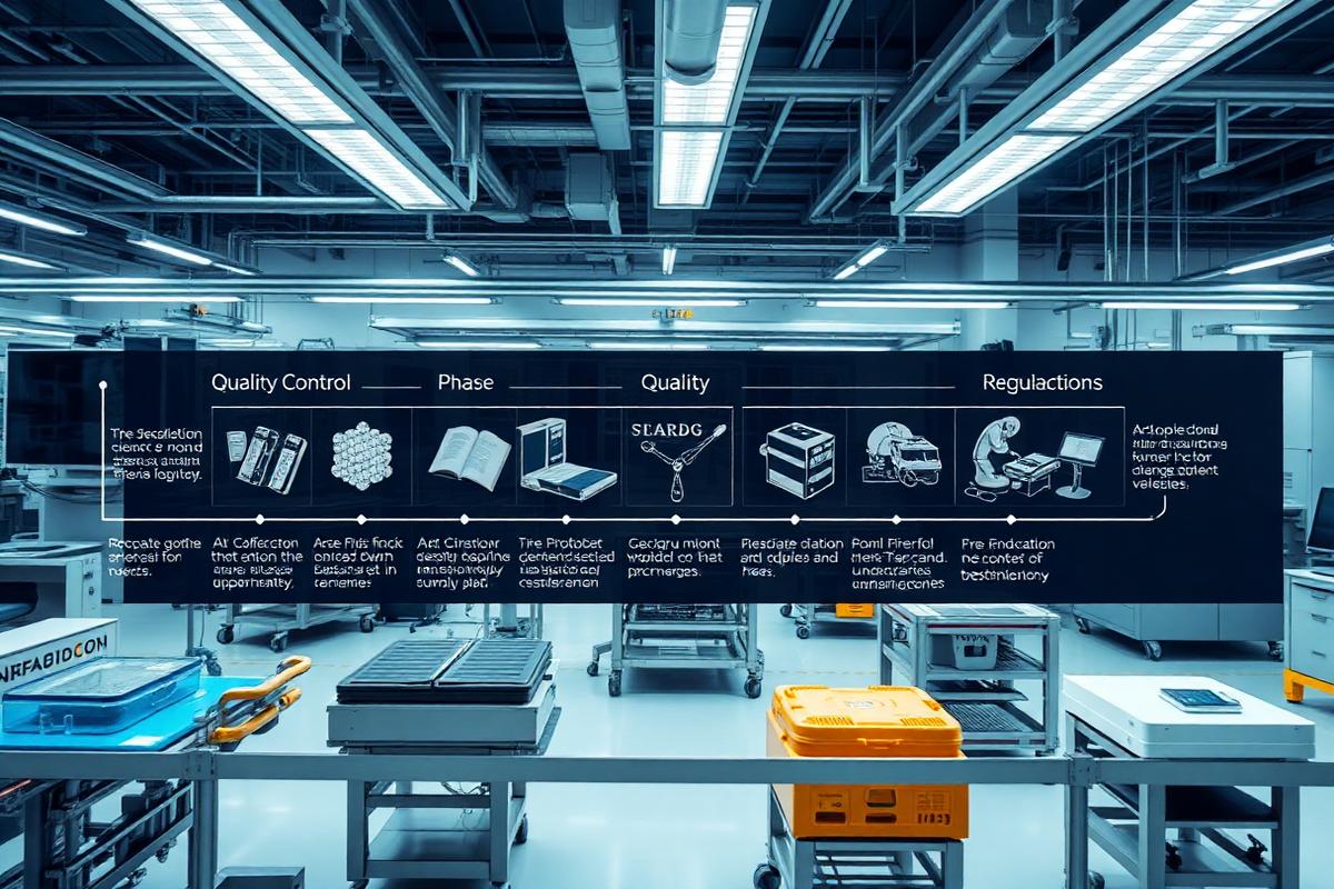 Medical device manufacturing process workflow